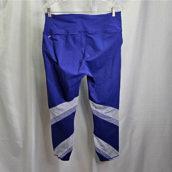Fabletics Blue High Waisted Mesh Powerhold Leggings Size XXL - Picture 11 of 12